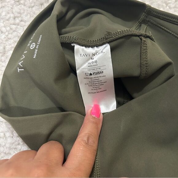 TAVI NOIR Moto Tight Legging Green - Picture 7 of 10